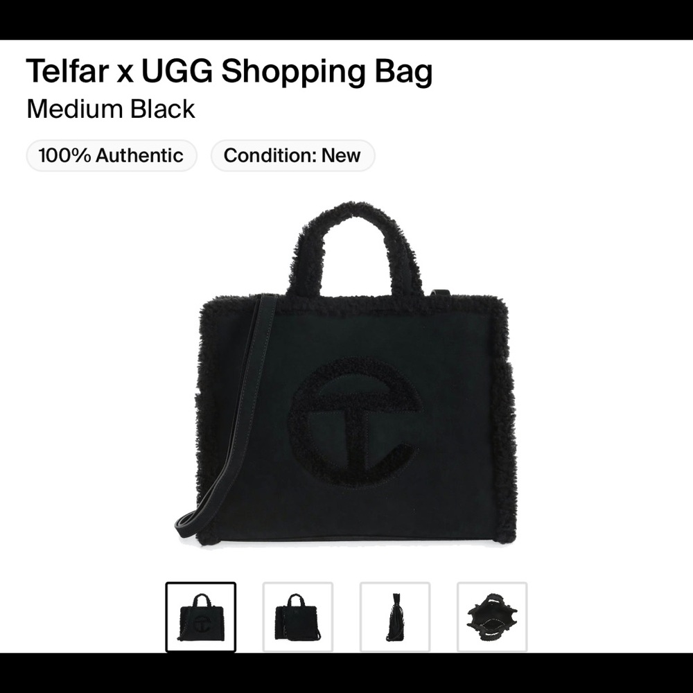 Black Ugg x Telfar bag